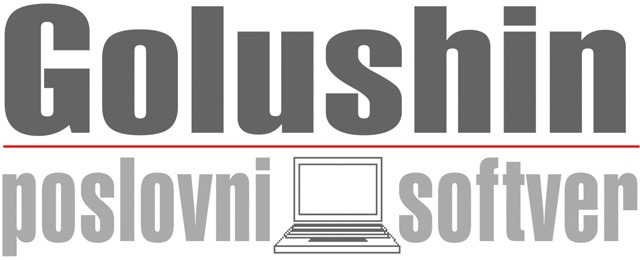 Logo firme GOLUSHIN poslovni softver